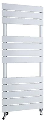 Towel Rail Radiator Flat Panel Designer Central Heating RADs White 1200x450mm