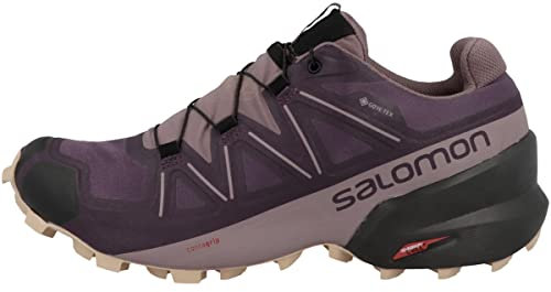 Salomon Speedcross 5 Gore-Tex Damen Trail Running wasserdichte Schuhe, Wetterschutz, Aggressiver Grip, Präzise Passform, Mysterioso, 36 2/3