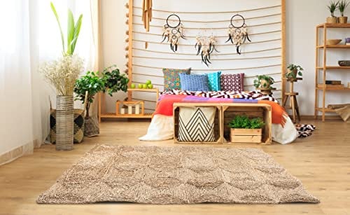 Teppich Meergrasmatte natur, ökologisch, handgewebt, Seagrass, 100% Meergras, ECO Friendly, Matte Elefant 120*180cm