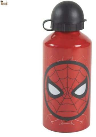 BricoLoco Gourde en aluminium 500 ml Spiderman Bouteille d'eau thermique Marvel CO2 Garçon Fille Cadeau Anniversaire Communion