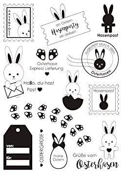 VBS Silikonstempel Hasenpost
