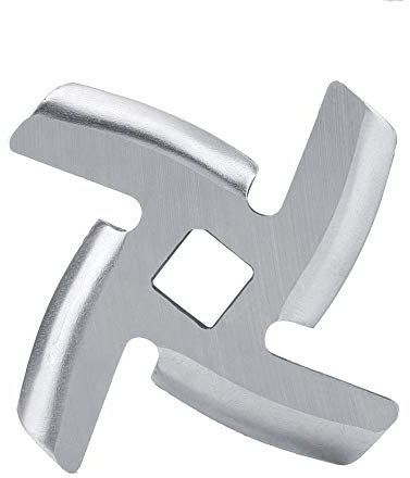Hachoir à Viande en Acier Inoxydable, Lame Plate, pièces de Coupe pour Hachoir à Viande Clatronic Kreuzmesser Twinzee Blades Couteau de Machine à Viande Silver Crest Couteau N