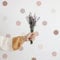 Neukids 72pcs Boho Tupfen Wandsticker, Punkte Wandtattoo Wanddeko Boho, Wohnzimmer Schlafzimmer Babyzimmer Kinderzimmer Mädchenzimmer Deko