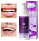 Pasta sbiancante viola, dentifricio denti bianchi,V-34 viola Dentifricio sbiancante Stain Removal Teeth, Dentifricio viola per denti bianchi,Dentifricio sbiancante dentifricio per denti gialli