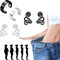 USTNIR 2pcs Lymphatic Drainage Magnetic Ring Akupressur Ohrringe zum Abnehmen Weight Loss Magnetring 4pcs LymphflüSsigkeit Ohrringe Negative Ionen Lymph Ohrringe Magnetische Lymphdrainage Ohrringe