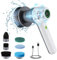 WORKPRO Electric Cleaning Brush, Handheld Spin Scrubber with LED Display, 3 Speeds Power Scrubber with 6 Replaceable Brush Heads, Spin Brush for Cleaning Kitchen, Bathroom, Bathtub, Tile, and Floor