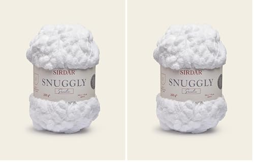 Sirdar Snuggly Sweetie, White (400), 200g (Pack of 2)