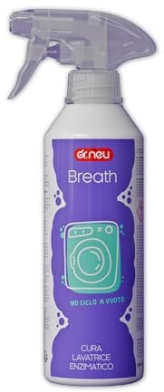 Dr.Neu BREATH - Cura Lavatrice Enzimatico, Senza ciclo a vuoto. Elimina sporco e cattivi odori - Flacone Spray 500 ml