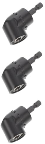 Hemobllo Taladro De Ángulo De Esquina De 3 Piezas Accesorio De Ángulo De 105 Grados Taladro De Ángulo Inalámbrico De 105 ° Taladro Eléctrico De Ángulo De 105 Grados Controlador De