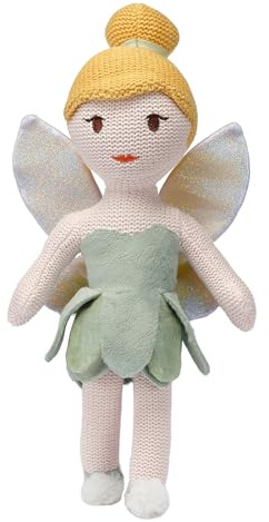 Bedtime Originals Disney Tinker Bell Luxury Knit Plush Fairy Stuffed Animal Toy