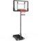 Basketballkorb Outdoor, Verstellbare Korbhöhe von 154 bis 210 cm, Basketballständer Mit Zwei schweren Netzen, für Kinder Jugendliche Erwachsene im Hinterhof/Auffahrt/Innenbereich (Weiß-Medium)