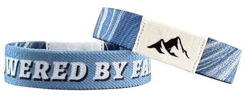 Tägliches Bibelvers-Armband, NFC-Armband mit interaktiver Schrift, tragbares christliches Armband, Geschenke für Damen und Herren, Blau
