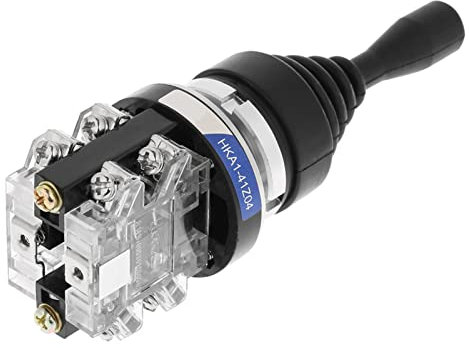 plplaaoo Momentario Joystick Switch Spring Return 4NO Control industrial a prueba de agua a prueba de polvo a prueba de polvo para circuitos eléctricos 220V 380V 5A 10A