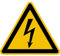 Betriebsausstattung24® Warnung vor gefährlicher elektrischer Spannung Warnschild, selbstkl. Folie, 40cm