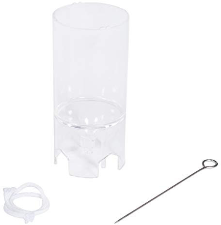 Rayher Kerzengießform, rund, zylindrisch, mit Glockenspitze, Höhe 6,5 cm, 4 cm ø, Gießform für Wachs, Wachsgießform, Kerzen gießen, 3116600