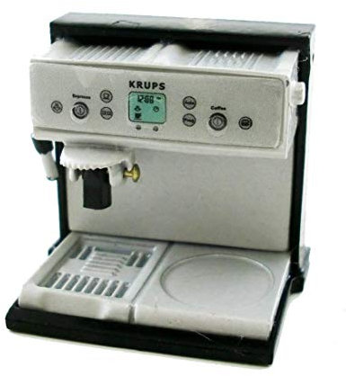 Dolls House 1:12 Scale Miniature Cafe Kitchen Accessory Espresso Coffee Machine