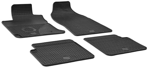 WALSER DirtGuard Gummi Fussmatten Auto für Toyota Corolla Verso 03/2004-04/2009, 100% passgenaue Auto Fußmatten, robuste Universal Fußmatte Auto, Gummimatten Auto