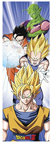 ABYSTYLE - DRAGON BALL - Cartel de puerta - Saiyans (53x158)