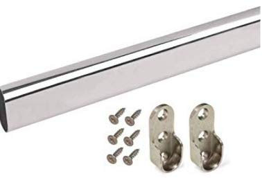 Wardrobe hanging rail set (1000mm)