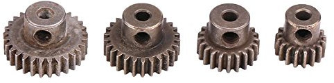 RC Motor Gears 1/10, 48P, 17T/ 21T / 26T/ 29T Stahlritzel Zubehör für HSP94111 94123 1:10 RC Autos