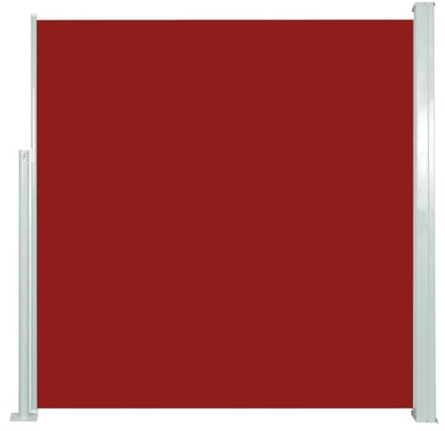 vidaXL Seitenmarkise 140x300cm Rot Sichtschutz Windschutz Sonnenschutz Markise