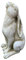 Darthome Ltd Stone Garden Lawn Statue Ornament Sculpture Moongazing Hare Rabbit Animal Large