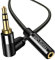 Yeung Qee 3.5mm Male to Female Extension Stereo Audio Cable 10M, AUX Audio Headphone Extension Cable Stereo Jack Cord for Phones, Headphones, Speakers, Tablets, PCs and More (10m)