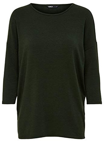 ONLY Women's Onlglamour 3/4 Top JRS Noos Sweater, Rosin, S