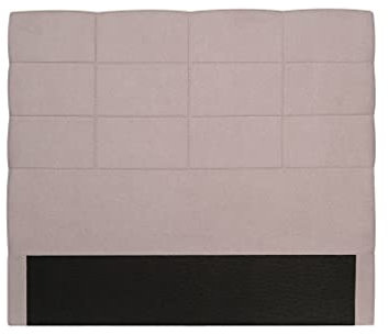 LOUNGITUDE - WILLY - Tête de lit - Design contemporain - En tissu - Vieux rose - 140cm