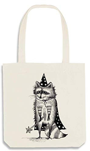 Ligarti Tasche I nachhaltiger Jutebeutel bedruckt I hochwertige stabile Einkaufstasche | (Zaubär (natur))