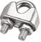 sourcing map Wire Rope Clip Clamp M4 304 Stainless Steel for 4mm Diameter Cable, Pack of 8
