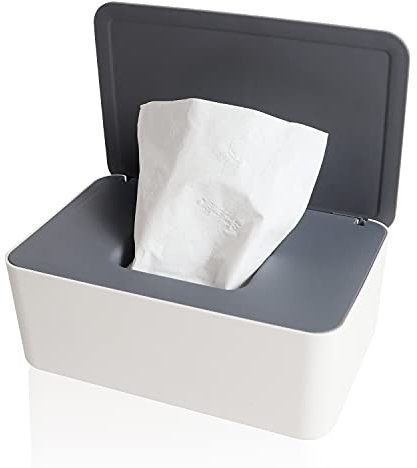 Feuchttücher Box, Baby Feuchttücherbox, Kinder Tücher Fall Toilettenpapier Box Tissue Aufbewahrungskoffer Taschentuchhalter Auto Kunststoff Feuchttücher Spender Tücherbox Serviettenbox