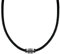 Casisto.J Leder Halskette, Halsband Edelstahl, CLede Herren Halsschmuck, anhänger kette, lederband Schwarz, lederkette Kommt in Schmuck Geschenk Box