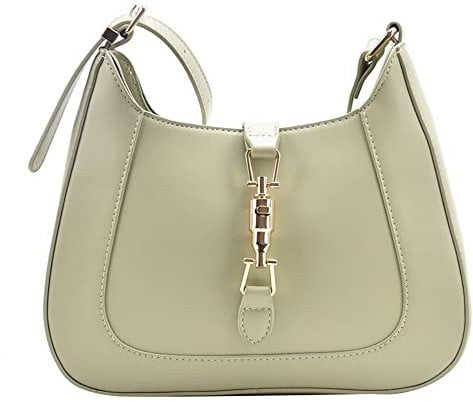 CARZA Schultertasche Geldbörse für Damen, Handtasche Crossbody Tasche Unterarm PU Leder Geldbörse Tote, Grün