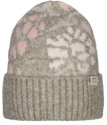 Barts Damen Beanie Vinne Strickmütze mit Blumenmuster 1748 Light Pistache 15