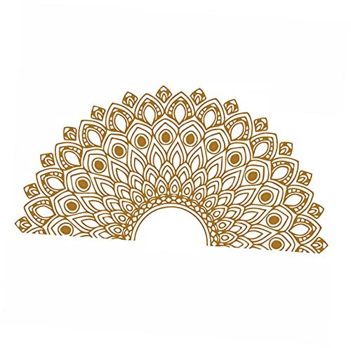 DOITOOL Pegatinas De Pared Diseño De Flor De Mandala Calcomanía De Pared De Mandala Para Decoración De Sala De Estar y Dormitorio Adhesivo