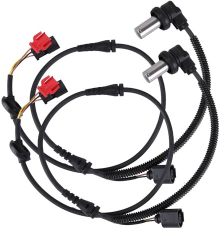 2 Stück 8D0927803D ABS Sensor vorne Links und rechts L Kompatibel für Passat 3BG 3B A4 (8D,B5) von Bj.1999, (3B+3BG) Bj.05 3B2 3B3 3B5 3B6 1994-2005 B5 3U 3B ABS Sensor mit Klemmhülsen