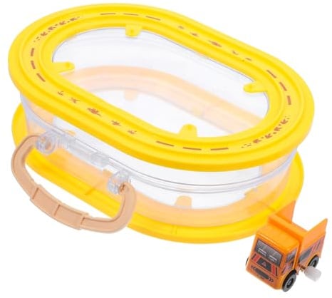 BESTonZON Aufbewahrungsbox für Eisenbahnwaggons aufbewahrungskiste Kinder aufbewahrungsboxen kinderzimmer Aufbewahrung heißer Druckgussräder Aufbewahrungsboxen für Spielzeug Haargummis Acryl
