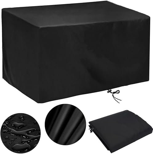 Garden Furniture Covers Waterproof 160 x 90 x 75cm, Outdoor Patio Table Cover Rectangular for Outside Table Chair Sofa