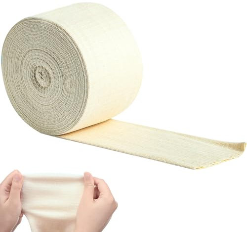 Kompressionsbandage Elastische Schlauchbandage Schlauchförmige Tube Kompressions Schlauchverband Dehnbarer Fixierbind Stütz Bandage Große Für Große Knie 10 cm X 5 m