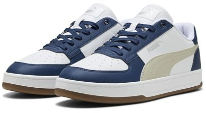 PUMA Unisex Caven 2.0 Sneaker, White Desert Dust Gum, 43 EU