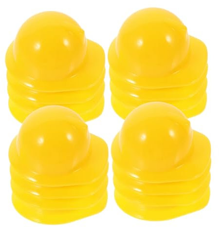 HAWILLOSCH 60 Stücke Mini Kunststoff Helme Miniatur BAU Hüte Dekorative Haustier Hund Helme für Partys