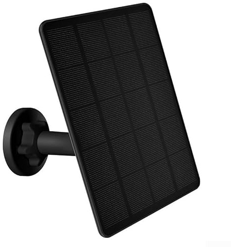 Caméra de chasse avec panneau solaire - Chargeur de batterie solaire USB 6 V CC - Avec batterie au lithium rechargeable intégrée de 5000 mAh - Étanche IP65
