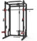 Train Hard® Smith Maschine Power Rack Multipresse Kraftstation, Beinpresse, Klimmzug, Latzug, Dip Bar, Rudern, Langhantel und Zubehör Modell 2024 (C:1F09766S6TH)