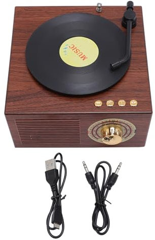 Keenso Vintage-Lautsprecher, Lautsprecher Im Phonographen-Stil, Radio-Player für das Heimbüro