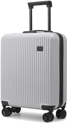 CabinFly Cruisair 55 x 40 x 20 cm Ryanair Handgepäck Koffer Trolley Reisekoffer Wizzair Lufthansa SAS British Airways Lot (Grau, 55x40x20cm)