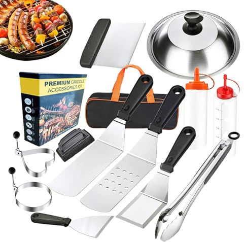 Set de grille | accessoires pour grillades pratiques, ustensiles de cuisine en acier inoxydable portables et robustes pour légumes, camping, jardin, crevettes et viande