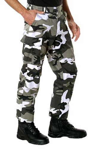 Rothco BDU Hose. | Robuste Herren-Arbeitshose, Outdoor-Wanderhose, EDC-Arbeitshose, 6 Aufbewahrungstaschen, verstellbare Passform