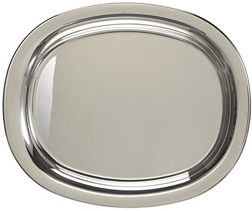 Alessi JM13/36 L Piatto da Portata in Acciaio Inossidabile 18/10, Lucido, 36 cm