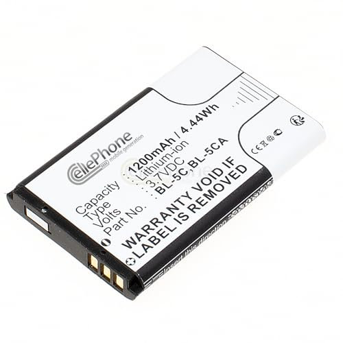 cellePhone Akku Li-Ion kompatibel mit Emporia TELME C120 / C121 / Toshiba Camileo P20 (Ersatz für BAT-C120)